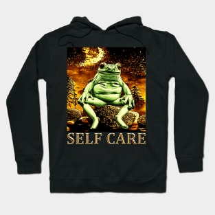 Self Care Frog Hoodie